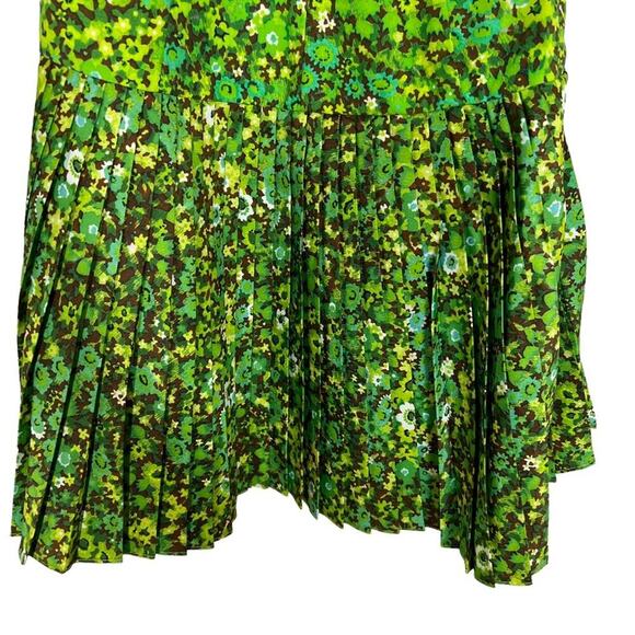 Alemais Phyllis Pleat Mini Dress NWT In Acid Green - Picture 5 of 10